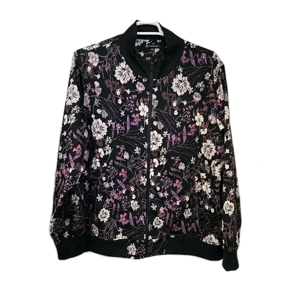 International Concepts‎ Purple Floral Jacket/ Shorts Set Mens 2XL